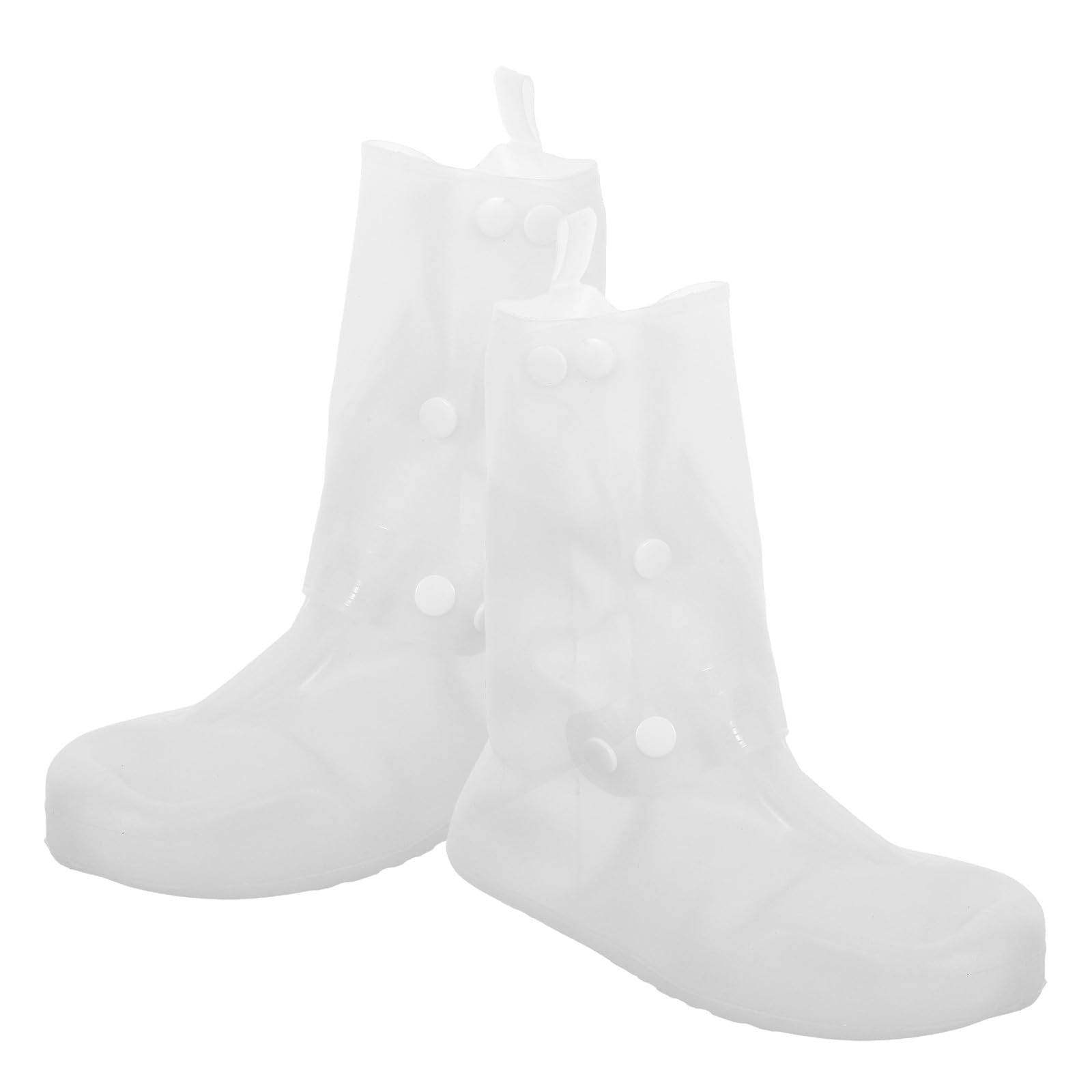 2 pares de fundas impermeables para zapatos: Protectores de calzado impermeables - Cubrezapatillas plegables para botas de lluvia - Fundas para calzado de ciclismo para hombre y mujer, talla