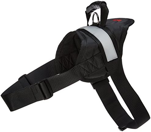 Geega Pet Dog Harness, Soft No Pull Pet Harness Vest Reflective Strip Padded Dog Body Harness (L)