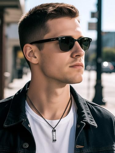 Richsteel Urn Necklaces for Ashes for Women Men Cremation Pendant Necklace for Ashes Stainless Steel Memorial Jewelry3