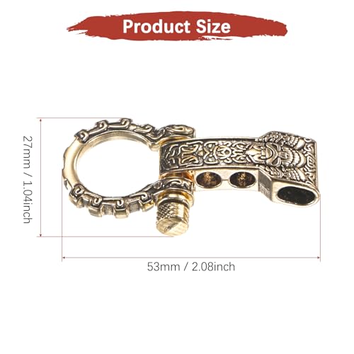 Boucle manille paracorde réglable pour réparer et fixer vos cordes