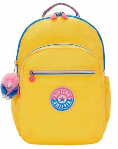 Image of Kipling Women's Seoul Extra Large Fc 17 inch Laptop Backpack, Durable, Roomy with Padded Shoulder Straps, Built-In Protective Sleeve