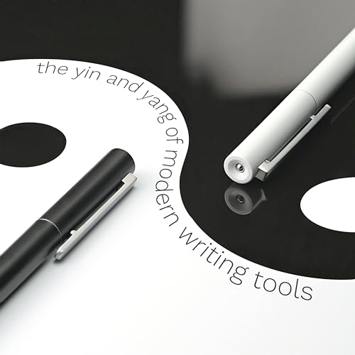Image of Metal Twist Pen Minimalist Design Heavy Weight 24g Black Ink 0.5mm (Black)