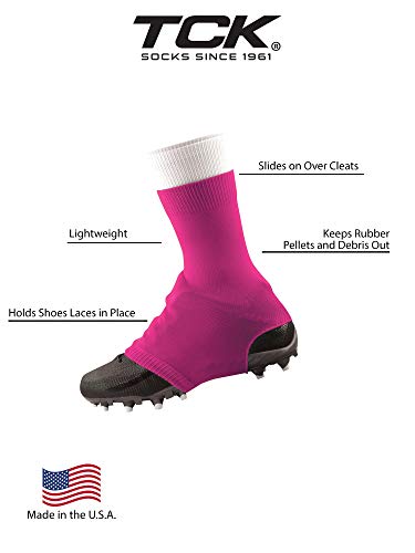 Image of TCK Football Spat Cleat Covers - Lace Covers Youth and Adult Sizes