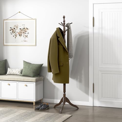 Lexicon Wooden Coat Rack Stand