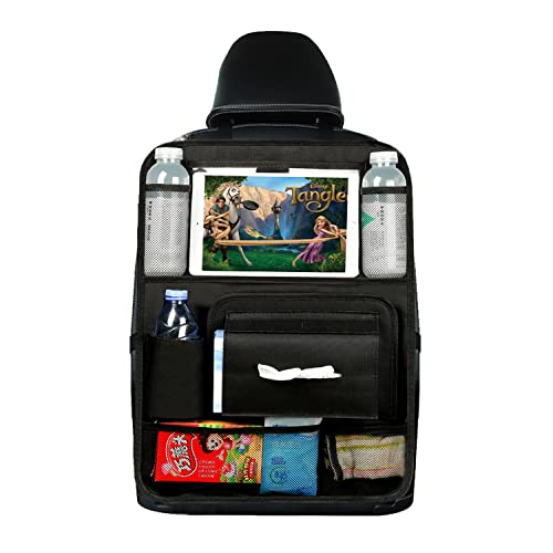 Organizadores para Coche, 1pc Organizadores para Asientos de Coches Organizador Coche niños, Universal Protector Trasero del Asiento de Coche Cubierta para Asiento Trasero de Coche con Sorporte iPad Cover