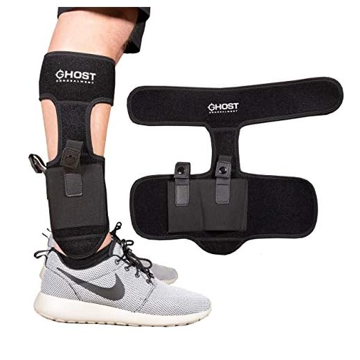 Ghost Concealment Ankle Holster for Concealed Carry Pistol | Universal Leg Carry Gun Holster with Magazine Pouch | Men and Woman Holster