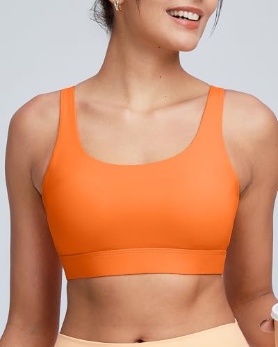 Image of RUNNING GIRL Sports Bra for Women High Support, Molded Cup High Impact Sports Bras with Sewn in Pads Workout Running Bra