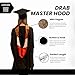 Cappe Diem Master of Business Administration MBA Drab Master Graduation Hood (Black & Gold)