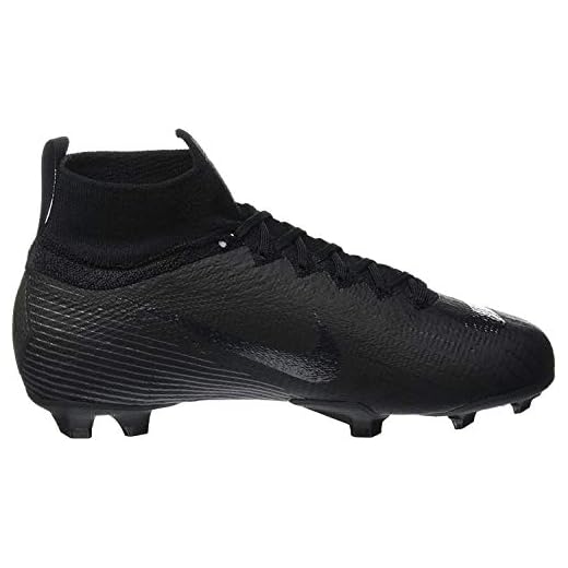 Nike Junior Superfly 6 Elite FG Football Boots AH7340 Soccer Cleats (UK 4.5 us 5Y EU 37.5, Black Black 001)