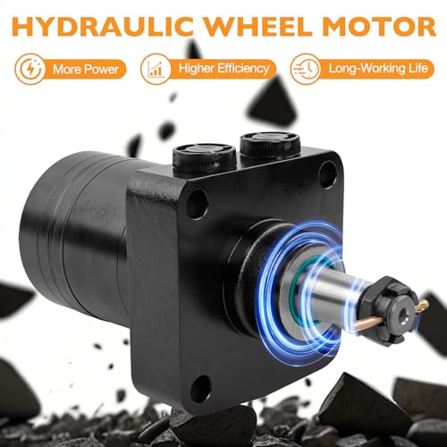 Image of 483388 Hydraulic Wheel Motor Compatible with Scag SVR SVRII Stand-On Mower & Most V-Ride Lawn Mower Replace for Parker TE0230US250AAAJ, BME2-200-WS-T3-B