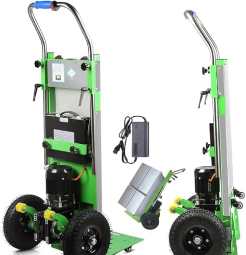 Genérico Subida De Escaleras EléCtrica Carretilla De Mano De Carg...