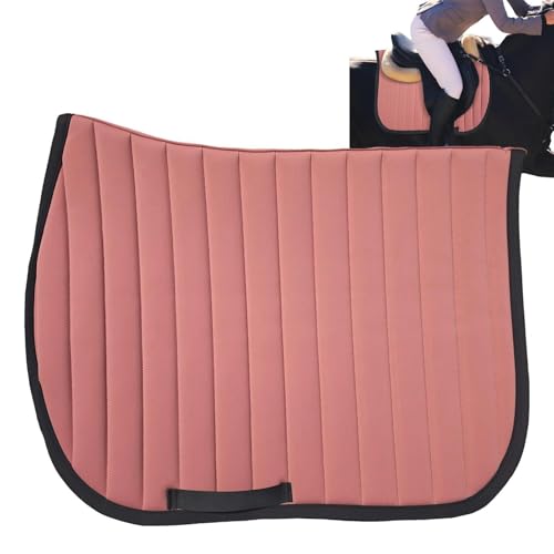 Horse Saddle Pad, Sweat-Wicking Comfortable Saddle Board Pad, Ergonomic Equestrian Riding Equipment for Outdoor Horse Jumping Ra