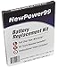 NP99sp Battery Kit for Samsung Galaxy Tab S2 9.7 SM-T813, SM-T810, SM-T815, SM-T817 with Tools, Video Instructions, Extended Life Battery from NewPower99