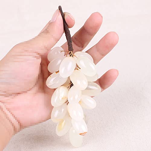 Uvas de jade natural adorno de piedra ideal para regalar a profesores 4