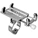 Produktbild Handyhalterung Motorrad, 360 Grad-drehbares Universal Metall Motorrad Fahrrad Handyhalter Universal Bike Motorrad Halterun für 3,5"bis 6,5" Telefone und GPS