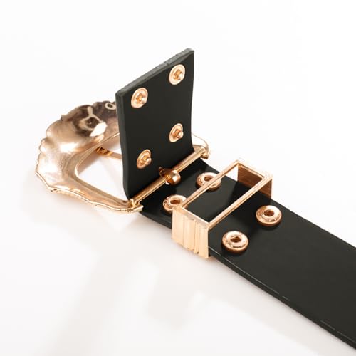 Scarlet Darkness Western Belts for Woman Renaissance Cowgirl Leather Belt with Removable Buckle2