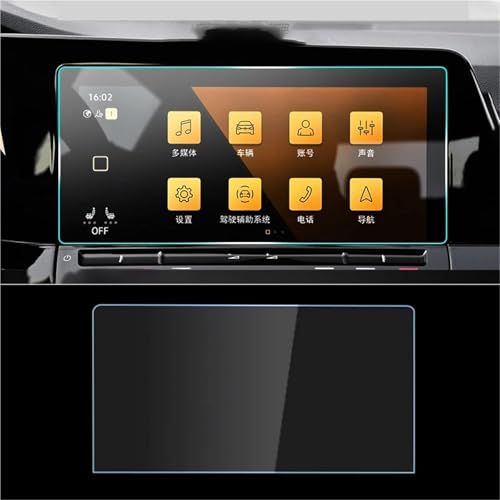 Film Protecteur Écran Tactile VW Golf 8 Mk8 2020-2023 Accessoire Tableau Bord 10 Pouces GTI