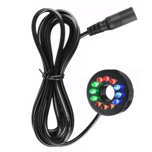 ALCXAZS ABS DC for Swimming Decoration Led Water Feature Underwater Pond Garden Waterfall Led Water Lights Fish Stand for