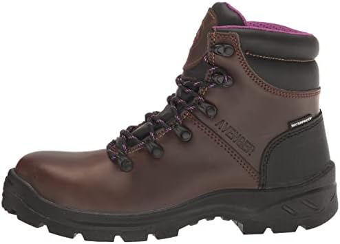 Avenger Work Boots Women's Medium Construction Boot, Brown, 9 | Image 7