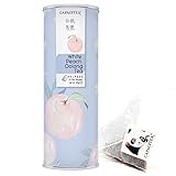 CAPACITEA Hot & Cold Brew White Peach Oolong Tea (15 Pyramid Tea Bags, 30g)