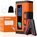 JDMCAR Booster Batterie Voiture 8000A - 14.8V Démarreur Batterie Voiture (jusqu'à9,0L Gaz/8,5L Diesel), Jump Starter avec LED, Booster Pinces Intelligentes, Protections Multiples Auto Moto SUV