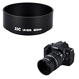 JJC 52mm Screw-in Mount Standard Aluminum Metal Lens Hood Shade for Lenses with 52mm Front Filter Thread for Nikon AF Nikkor 50mm f/1.8D,Nikon AF Nikkor 50mm f/1.4D,Canon EF-S 60mm f/2.8 Macro USM
