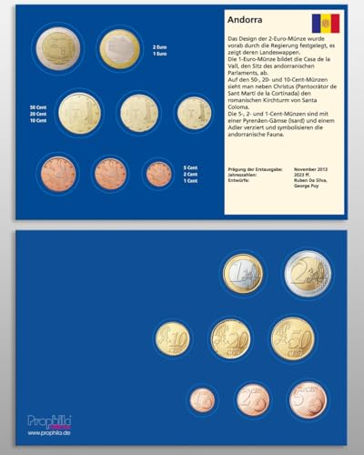 Prophila Collection 10 bacs à monnaie Andorre – vue 2