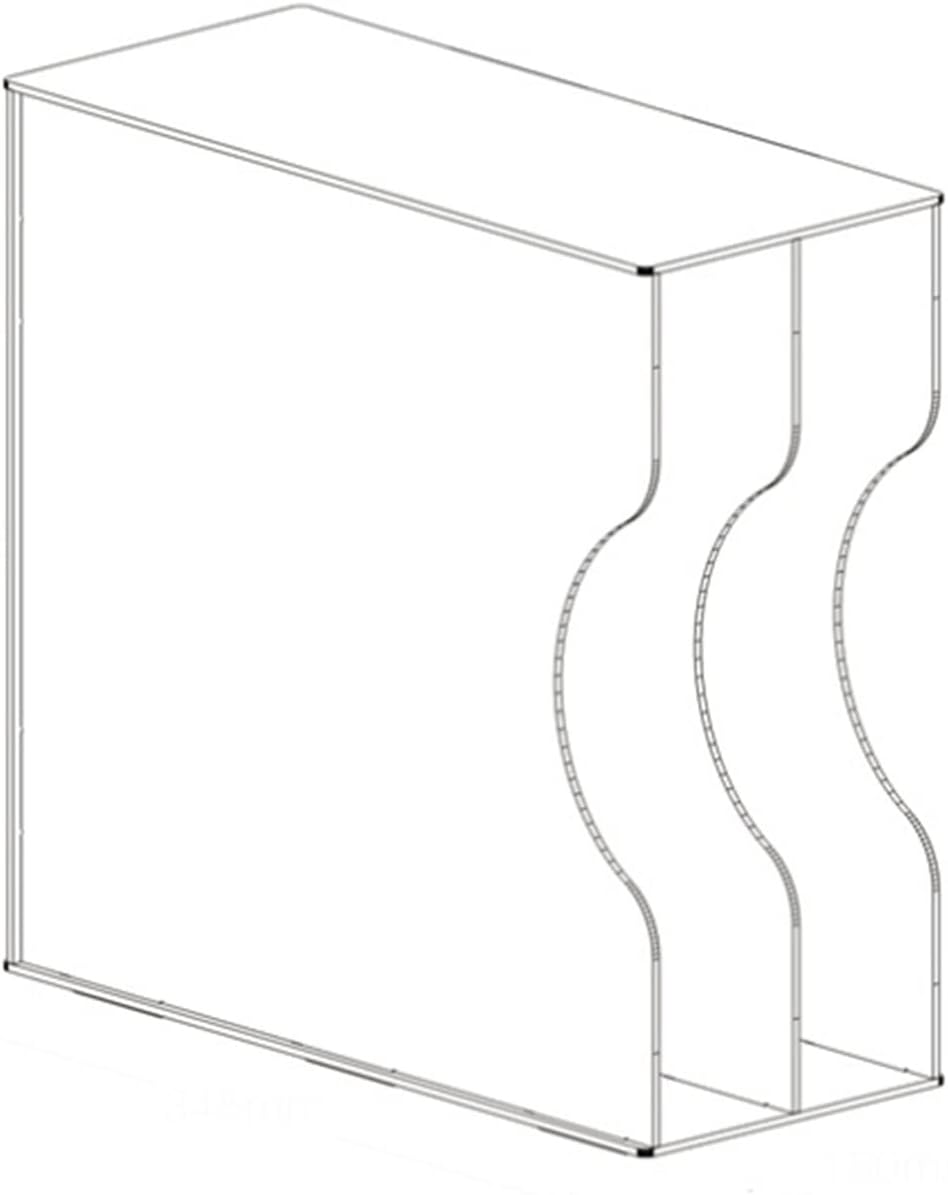 CD Record Storage Rack Fully Transparent Vinyl Record Rack Classical Nostalgic Storage Rack Vinyl Disc Storage Box CD Rack Collection Box Record Storage Holder (Color : A)