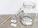 Darware Clear Glass Memory Jar, Family Keepsake Gift with 200 Write-On Tickets, Sharing Time Count Your Blessings Jar