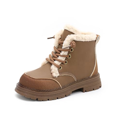 IWIHMIV Toddler Ankle Boots Toddler Winter Boot Toddler Girl Winter Shoes Toddler Snow Boot Warm Waterproof Non Slip Winter Shoes2