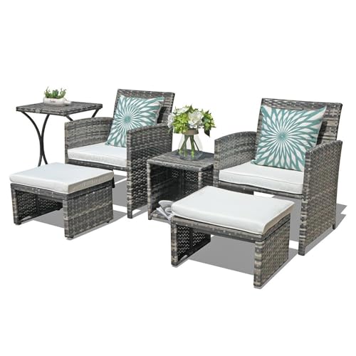 OC Orange-Casual 6 Piece Patio Furniture Conversation...