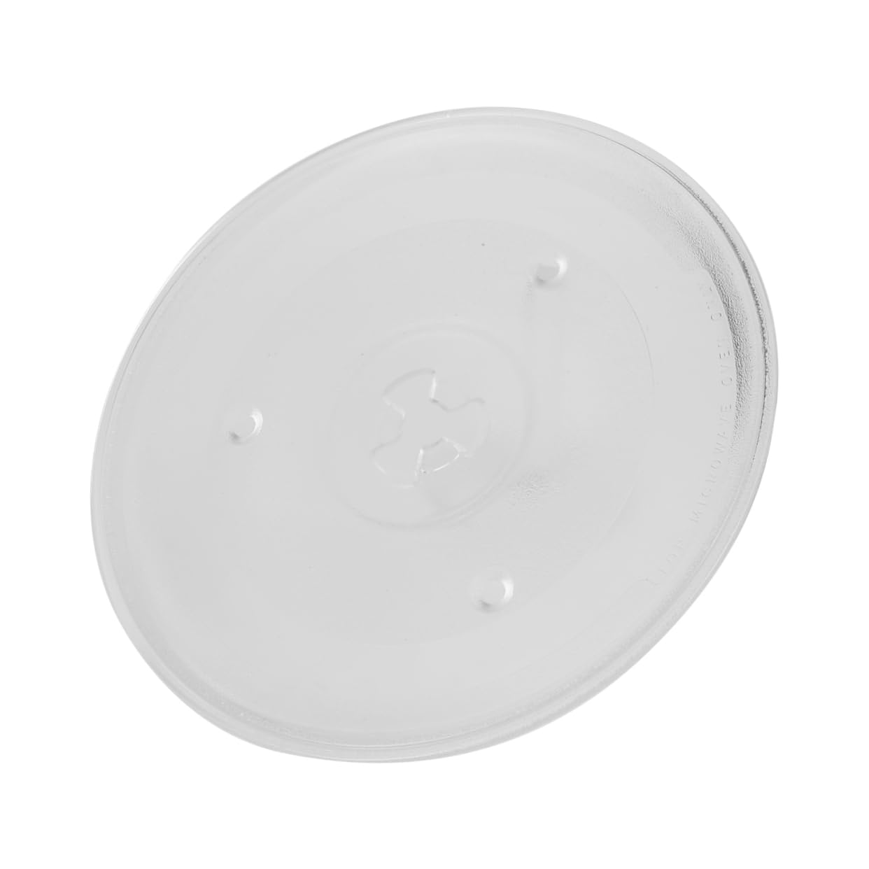 PRETYZOOM 27cm Y-type Microwave Glass Plate Turntable Plate Replacement for Microwave Oven