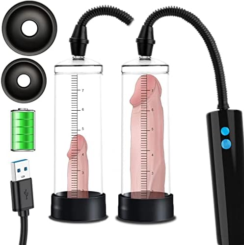 Updated Electric Penis Pump, HIPGAGA Penis Vacuum Pump, Rechargeable Erection Pump Device, Automatic Male Masturbator Penis Pumps for Men Enlargement Pump Sex Toys Pumps & Enlargers New Adult Toy Sex