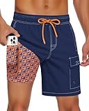 7 Inch Men Swim Trunk Compression Liner Board Short Father Day Adult Guy Him Brother Dad Boyfriend BF Uncle Best Friend Friendship Grandpa Grandfather Husband Son Law Happy Birthday Cool Unique Gift