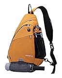 WATERFLY Sling Bag Crossbody Backpack: Over Shoulder Daypack Casual Cross Chest Side Pack