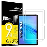 NEW'C 2 Pezzi, Pellicola Prottetiva per TCL Tab 10 5G / TCL Tab 10s 10.1 Pollici, Vetro Temperato, Senza Bolle, Durezza 9H, 0,33mm Ultra Trasparente, Ultra Resistente