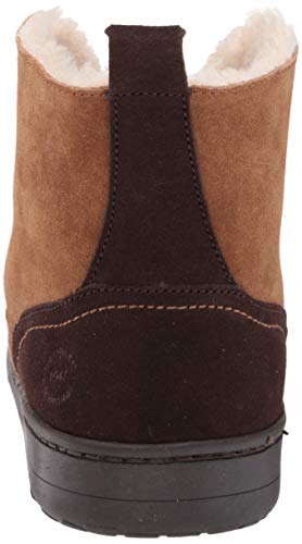 Dearfoams Men's Suede Boot Slipper, Chestnut, 12 #TOP2