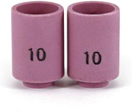 COREONE WELDINGSolutions - Alumina Nozzle Ceramic Shield Cup #10 Model 13N13 2 Pack
