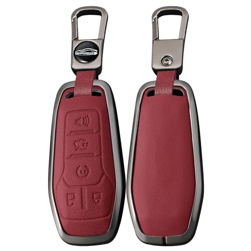 Porte-clés Ford cuir et métal idée cadeau idéal pour passionné auto