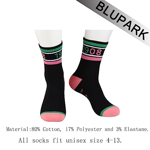 BLUPARK Sorority Socks Sorority Inspired Gift Pretty In Pink 1 Pairs Socks Sorority Greek Gift2