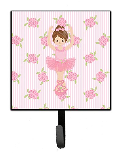 Ballerina Brunette Front Pose Leash or Key Holder