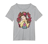Camiseta con estampado de Bella y Rosas de La Bella y la Bestia de Disney Camiseta, 3XL Grande