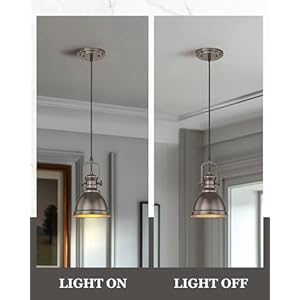 2 pack pendant lights kitchen island farmhouse hanging lights fixtures with metal shade rustic kitchen pendant lighting over island for dining room oil rubbed bronze ad 2151 1p2 orb  urban country home decor