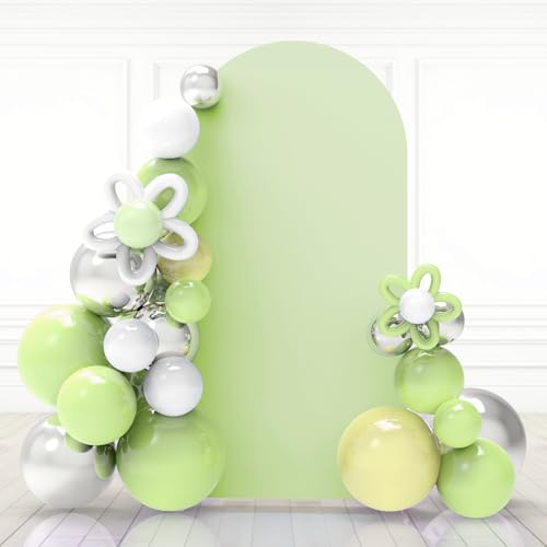 Funda de Arco de Bodas Babenest 6.6ft Verde para Fotografía miniatura 1