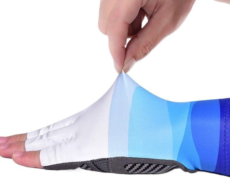 Outdoor Cycling Missing Finger Nylon Gloves Silicone Anti-Slip Fitness Dumbbell Weightlifting