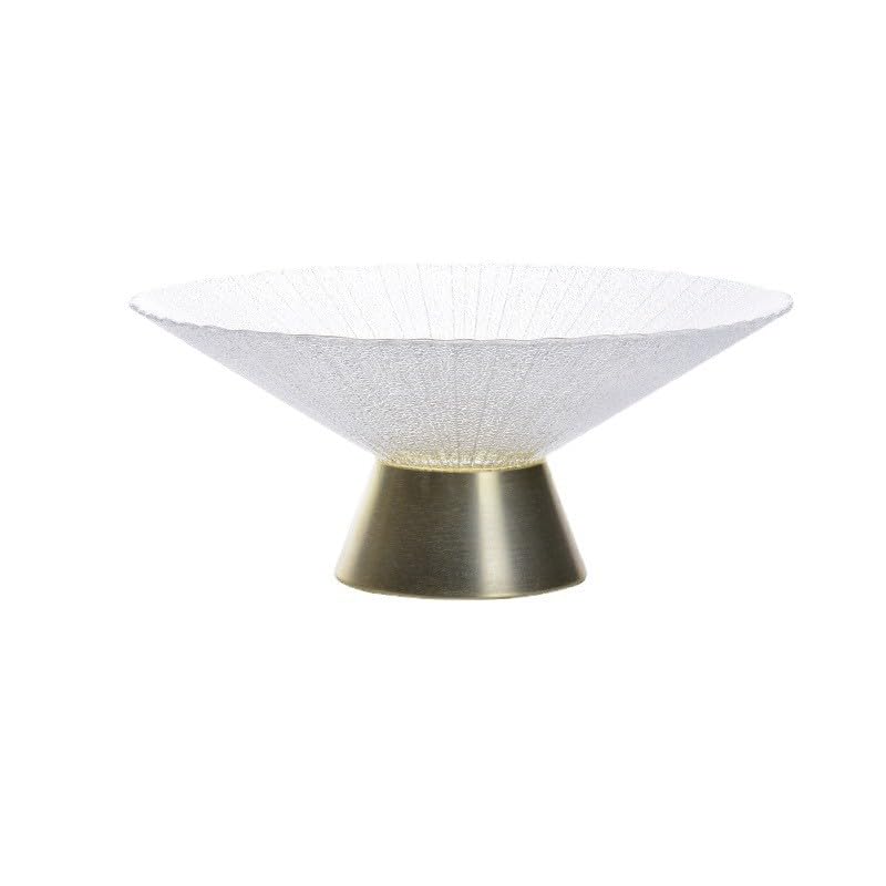 Pedestal redondo decorativo de vidrio cristalino para servicio premium