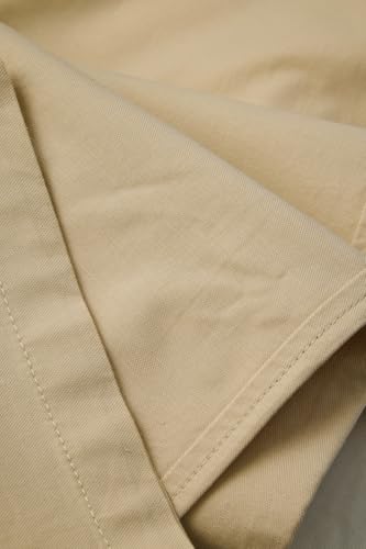 Image of SNITCH Men Casual Trousers| Baggy Fit Mid Rise Solid Plain Front Style | Breathable Cotton Blend & Lightweight Linen Fabric for Summer & Everyday Outings