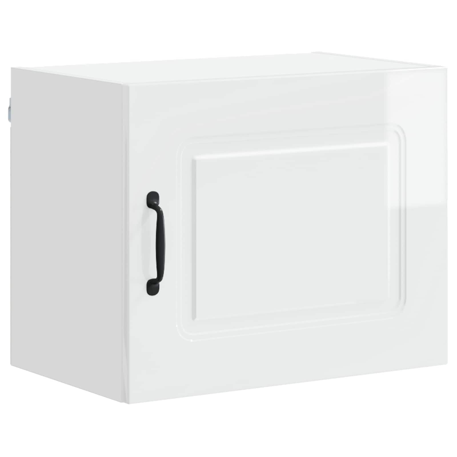 Küchenschrank Front 2 STK. Hochglanz Weiß Holzwerkstoff 50x31x40