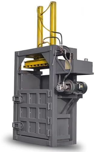 Vertical Hydraulic Baler, Heavy-Duty Waste Compression Equipment for Hay, Straw and Industrial Scraps, Efficient Baling Press for Agricultural Farms, Logistics Parks and Processing Plants