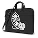 Laptop-Tasche Guam Flower Hibiscus Aufkleber Laptop Schulter Umhängetasche, Notebook-Hülle Tragetasche mit Trolley-Gürtel Passend für Laptops/Notebook/E-Books/Kindertablett/iPad 15.6 inch